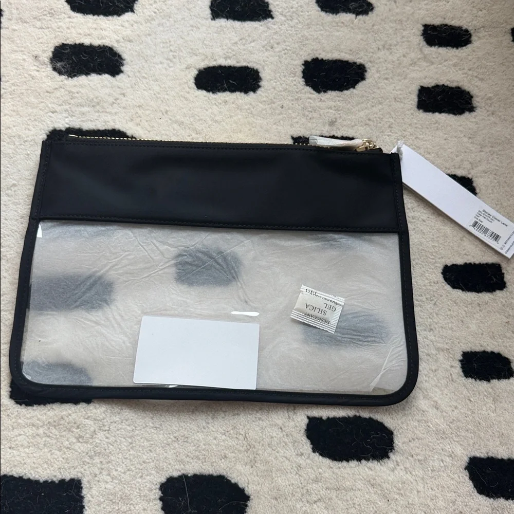 Stoney Clover Clear Black Trim Needle‎ Point Pouch